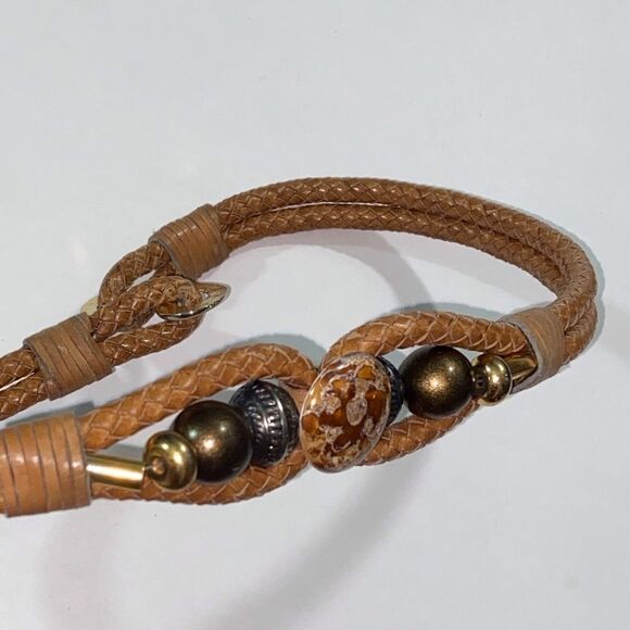 Vintage Braided Leather Belt for women main image 12